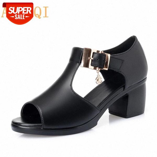 aiyuqi woman gladiator sandals new 2020 new high heel women sandals genuine leather plus size fashion shoes summer footwear #qe77, Black
aiyuqi woman gladiator sandals new 2020 new high heel women sandals genuine leather plus size fashion shoes summer footwear #qe77, Black