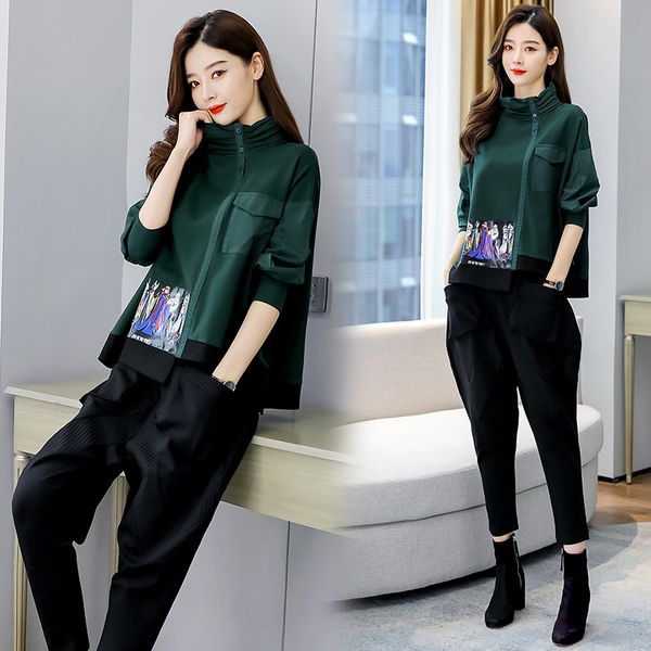 casual 2nd piece of women's clothing wholesale korean hoodie loose hoodies + joint pants femme vetement female training a21u, White
casual 2nd piece of women's clothing wholesale korean hoodie loose hoodies + joint pants femme vetement female training a21u, White