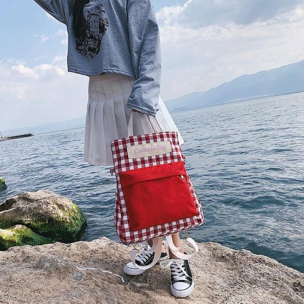 women canvas shoulder messenger bags 2020 new arrival women casual wild tote shopping bag simple plaid casual handbag
women canvas shoulder messenger bags 2020 new arrival women casual wild tote shopping bag simple plaid casual handbag