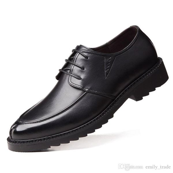 men's shoes korean fashion pointed male england dress business casual shoes trend fashion breathable wedding shoes, Black
men's shoes korean fashion pointed male england dress business casual shoes trend fashion breathable wedding shoes, Black