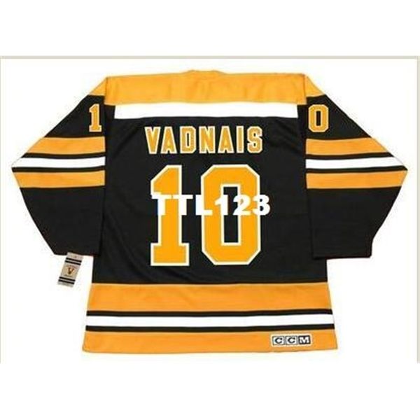 740s #10 carol vadnais boston bruins 1974 ccm vintage retro hockey jersey or custom any name or number retro jersey, Black
740s #10 carol vadnais boston bruins 1974 ccm vintage retro hockey jersey or custom any name or number retro jersey, Black