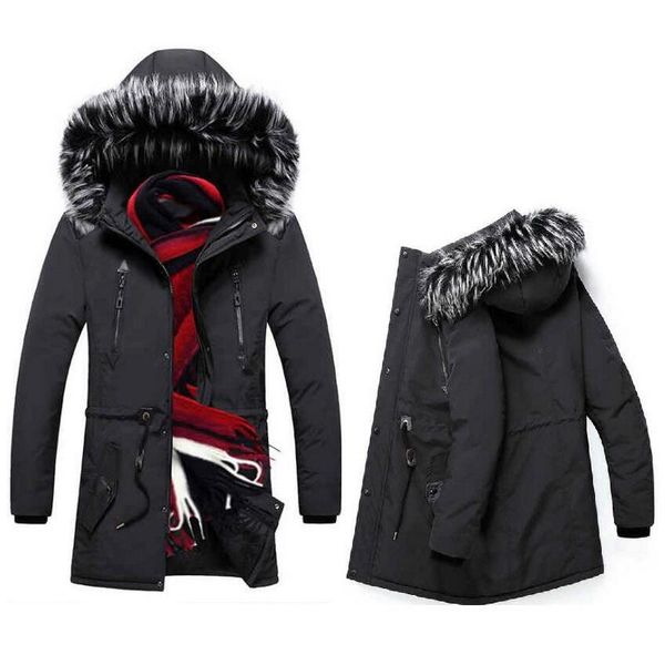 men's down & parkas men winter parka windbreak plus velvet thick warm windproof fur coats male hooded jackets outwear, Black
men's down & parkas men winter parka windbreak plus velvet thick warm windproof fur coats male hooded jackets outwear, Black