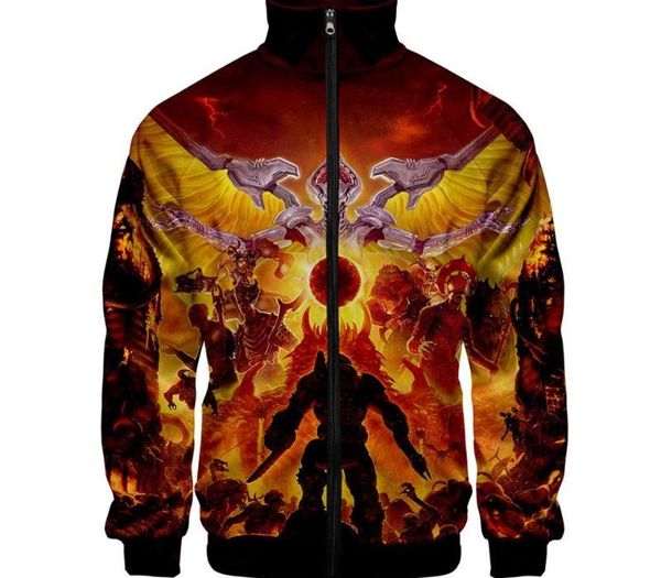 shooting game doom eternal 3d printed stand collar hoodies men women harajuku sweatshirt long sleeve hoodie brand jacket clothes, Black
shooting game doom eternal 3d printed stand collar hoodies men women harajuku sweatshirt long sleeve hoodie brand jacket clothes, Black