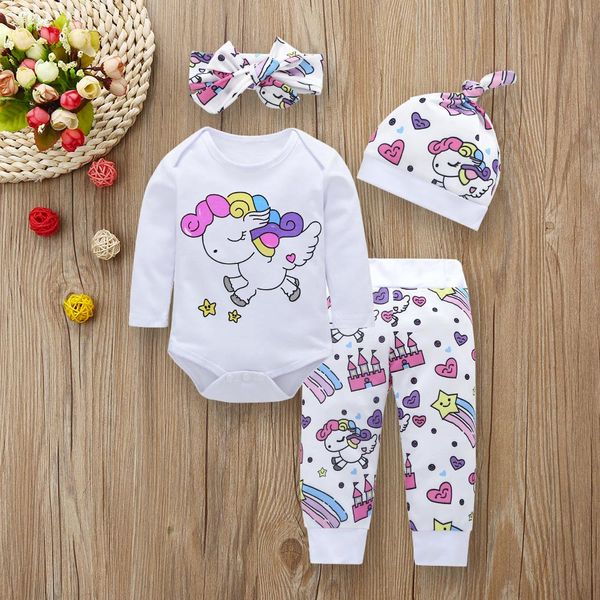 newborn infant fashion baby girl clothes set 2020 fall unicorn unicorn bodysuit+pants+hat 3pcs baby girl outfit sets 1021, White
newborn infant fashion baby girl clothes set 2020 fall unicorn unicorn bodysuit+pants+hat 3pcs baby girl outfit sets 1021, White