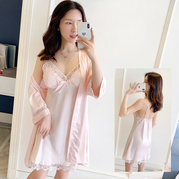 chinese style bride wedding robe sleepwear rayon twinset robe set kimono gown nightgown lady home dress lace intimate lingerie, Black;red
chinese style bride wedding robe sleepwear rayon twinset robe set kimono gown nightgown lady home dress lace intimate lingerie, Black;red