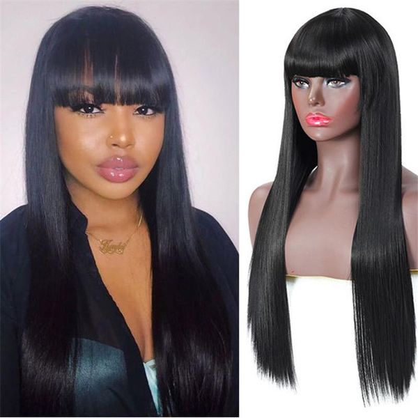 synthetic wigs gaka long for women black orange silver gray color straight wig with bangs natural high temperature fiber hair
synthetic wigs gaka long for women black orange silver gray color straight wig with bangs natural high temperature fiber hair