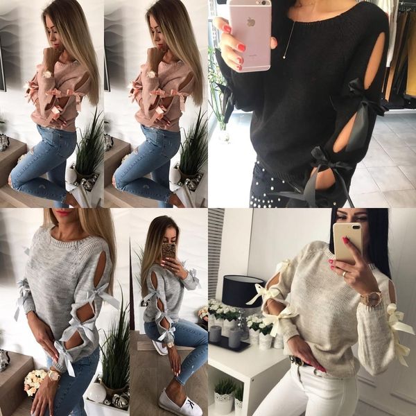 m1f3r women's autumn and winter hollow-out lace-up bow round butterfly neck color solid women's autumn and winter hollow-out lace, White;black
m1f3r women's autumn and winter hollow-out lace-up bow round butterfly neck color solid women's autumn and winter hollow-out lace, White;black