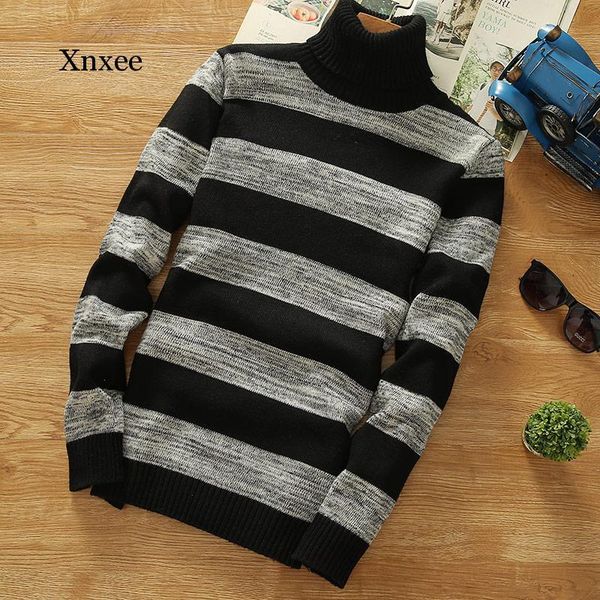 men's sweaters turtleneck men striped long sleeve pullovers sweater knitwear jumpers jersey winter, White;black
men's sweaters turtleneck men striped long sleeve pullovers sweater knitwear jumpers jersey winter, White;black