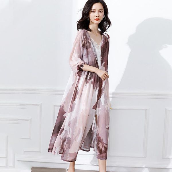 women's jackets shawl 2021 summer female in long thin coat matchs skirt long-sleeved chiffon is prevented bask clothes of big yards1, Black;brown
women's jackets shawl 2021 summer female in long thin coat matchs skirt long-sleeved chiffon is prevented bask clothes of big yards1, Black;brown