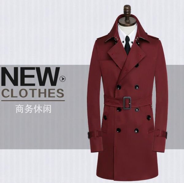 men's trench coats mens wine red belt spring autumn man double breasted long coat men clothes casual slim fit overcoat sleeve 9xl, Tan;black
men's trench coats mens wine red belt spring autumn man double breasted long coat men clothes casual slim fit overcoat sleeve 9xl, Tan;black