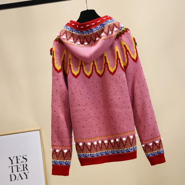 bohemian style strawberry fruit women hooded embroidery kawaii sweet pull retro fashion lolita knitwear cardigans girl sweaters, White
bohemian style strawberry fruit women hooded embroidery kawaii sweet pull retro fashion lolita knitwear cardigans girl sweaters, White