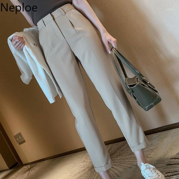 women's pants & capris neploe high waist hip office ladies trousers work style casual button design pocket spring summer 2021 wild pant, Black;white
women's pants & capris neploe high waist hip office ladies trousers work style casual button design pocket spring summer 2021 wild pant, Black;white