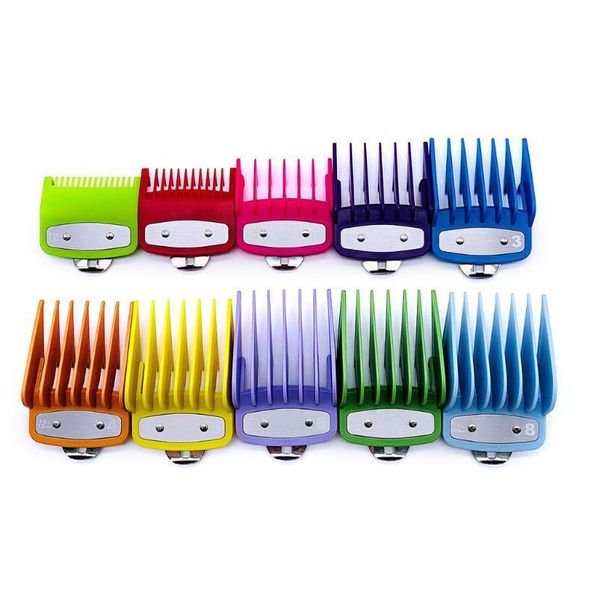 colorful guide comb multiple sizes metal limited combs hair clipper cutting tool q0kd colorf jlluot, Silver 
colorful guide comb multiple sizes metal limited combs hair clipper cutting tool q0kd colorf jlluot, Silver