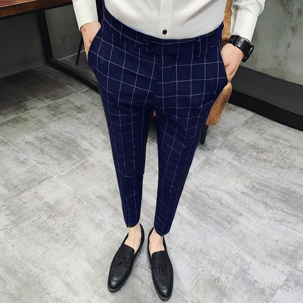pantalon clasico hombre plaid suits trousers mens wedding pants red men office pants green black business slim fit, White;black
pantalon clasico hombre plaid suits trousers mens wedding pants red men office pants green black business slim fit, White;black