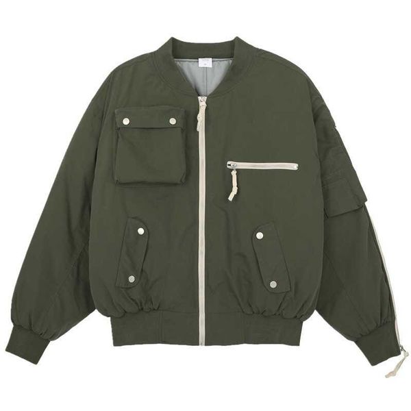 men's outerwear grailz autumn and winter tide kanye's same multi pocket zipper cotton jacket thickened loose short men's coat, Black;brown
men's outerwear grailz autumn and winter tide kanye's same multi pocket zipper cotton jacket thickened loose short men's coat, Black;brown
