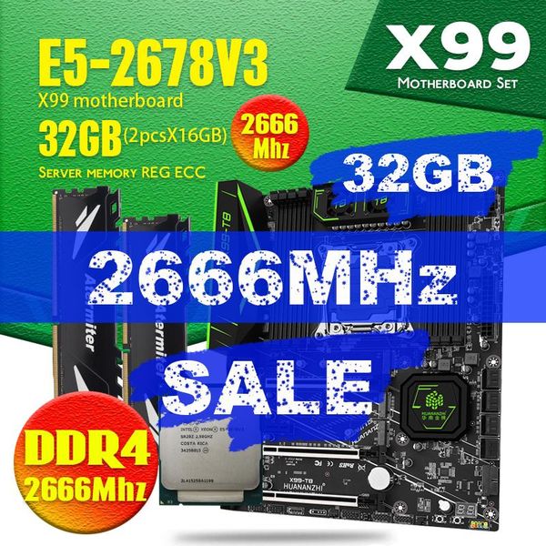 huananzhi intel xeon e5 2678 v3 x99 f8 motherboard ddr4 lga2011-3 and lga 2011 32gb = 16gb * 2pcs 2666mhz memory motherboard set
huananzhi intel xeon e5 2678 v3 x99 f8 motherboard ddr4 lga2011-3 and lga 2011 32gb = 16gb * 2pcs 2666mhz memory motherboard set
