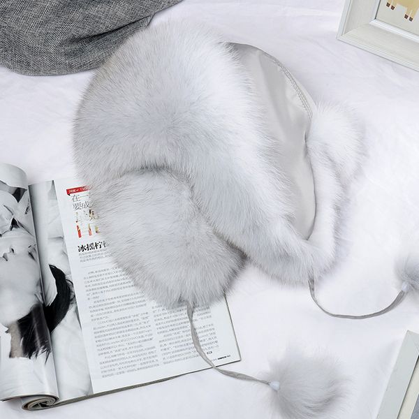 россия женщины новый стиль зима подлинная real fox fur hat 100% natural real fox fur уши cap warm soft real fox fur bomber шляпы 201019, Blue;gray
россия женщины новый стиль зима подлинная real fox fur hat 100% natural real fox fur уши cap warm soft real fox fur bomber шляпы 201019, Blue;gray