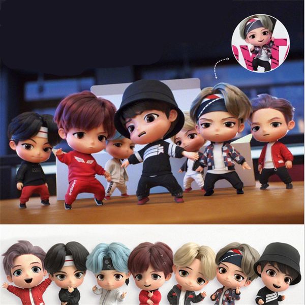 7pcs/set bangtan boys groups model toys kpop star group a.r.m.y pvc keychain action figures keyring bt kid 1008
7pcs/set bangtan boys groups model toys kpop star group a.r.m.y pvc keychain action figures keyring bt kid 1008
