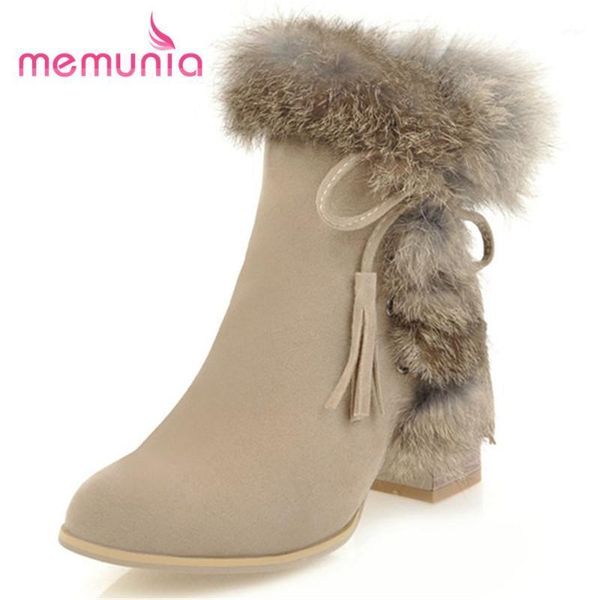 memunia big size 34-43 autumn winter sweet faux fur boots fashion round toe square heels boots winter 2021 new ankle1, Black
memunia big size 34-43 autumn winter sweet faux fur boots fashion round toe square heels boots winter 2021 new ankle1, Black