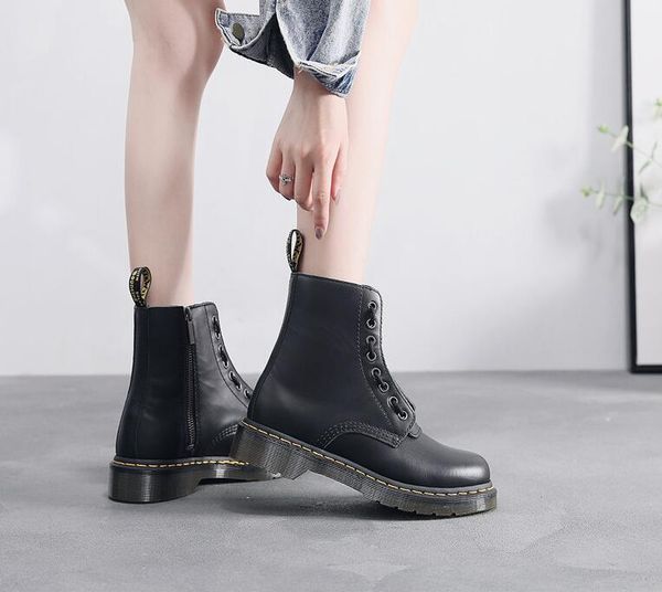2021 boots women's new front double zipper leather ankle boots two wear ladies motorcycle boots lovers british style, Black
2021 boots women's new front double zipper leather ankle boots two wear ladies motorcycle boots lovers british style, Black