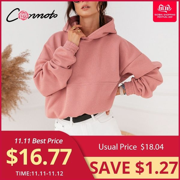 conmoto causal pink short women sweatshirt long sleeve autumn winter oversized hoodies fashion loose female shirt pull femme 201106, Black
conmoto causal pink short women sweatshirt long sleeve autumn winter oversized hoodies fashion loose female shirt pull femme 201106, Black