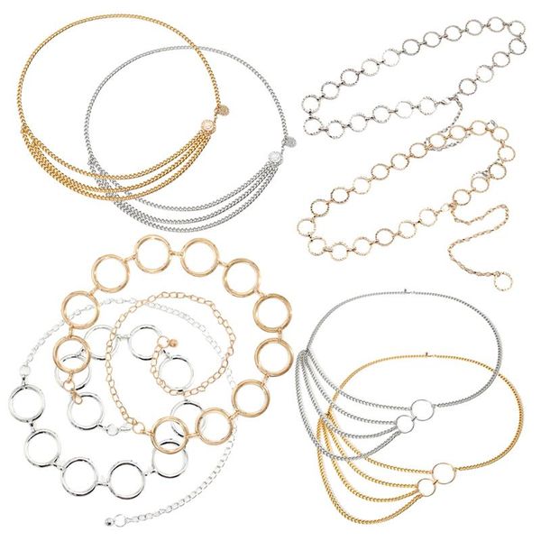 1pcs new design woman gold silver belly waist chain lady simple belts body jewelry women belt metal dress accessories, Black;brown
1pcs new design woman gold silver belly waist chain lady simple belts body jewelry women belt metal dress accessories, Black;brown