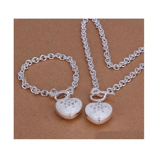 jewelry sets gs25 women`s 925 silver plated neckace bracelet set ajpx2
jewelry sets gs25 women`s 925 silver plated neckace bracelet set ajpx2