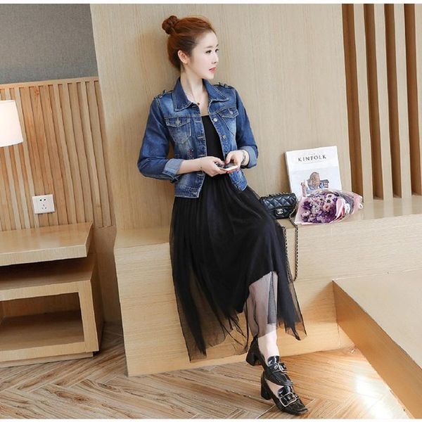 women's vests 2021 spring and autumn summer korean version of the loose small fragrance casual thin denim short coat a365, Black;white
women's vests 2021 spring and autumn summer korean version of the loose small fragrance casual thin denim short coat a365, Black;white