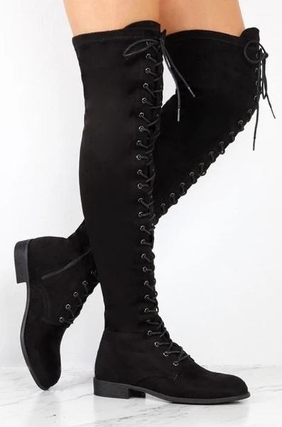 boots front woman lace up knee high motorcycle boot winter warm plush gladiator long booties lady thick heel platform sapatos feminino1, Black
boots front woman lace up knee high motorcycle boot winter warm plush gladiator long booties lady thick heel platform sapatos feminino1, Black