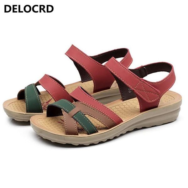 new sandals mother sandals soft-soled shoes flat flat summer non-slip middle-aged casual shoes female slippers, Black
new sandals mother sandals soft-soled shoes flat flat summer non-slip middle-aged casual shoes female slippers, Black