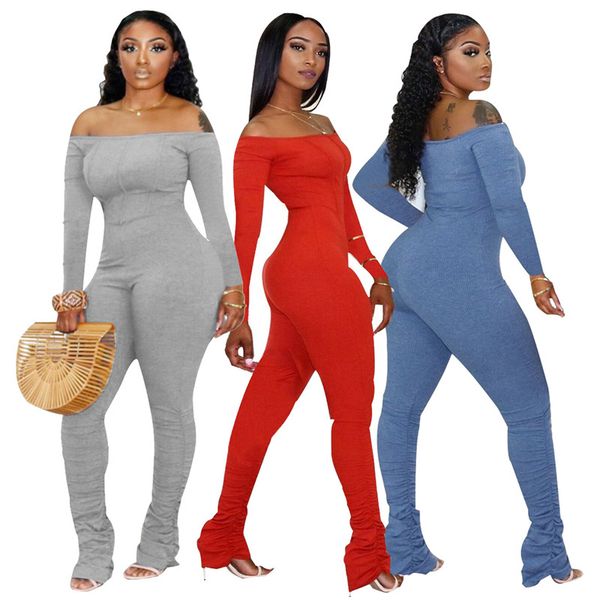 slash neck womens designer jumpsuits fashion long sleeve long stacked pants womens jumpsuits casual females clothing, Black;white
slash neck womens designer jumpsuits fashion long sleeve long stacked pants womens jumpsuits casual females clothing, Black;white