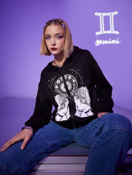 romwe x heyillustration starsalign gemini constellation & figure graphic zip up hoodie u4u0#, White;black
romwe x heyillustration starsalign gemini constellation & figure graphic zip up hoodie u4u0#, White;black