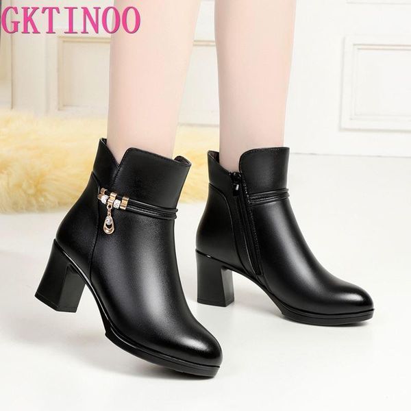 gktinoo women winter shoes 2020 new fashion high heels women leather boots large size natural wool warm ladies short boots, Black
gktinoo women winter shoes 2020 new fashion high heels women leather boots large size natural wool warm ladies short boots, Black