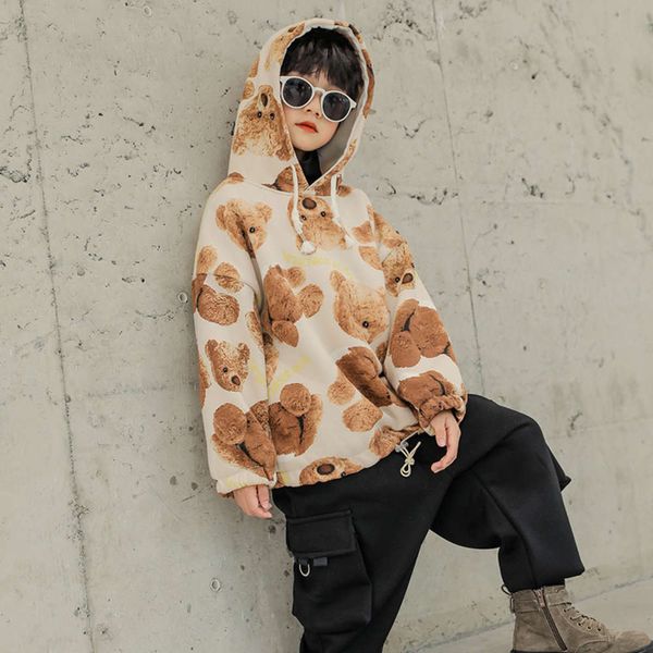 plush hooded autumn and boys' 2020 sweater new children's winter thickened base coat hqz0 xj1v, Black
plush hooded autumn and boys' 2020 sweater new children's winter thickened base coat hqz0 xj1v, Black