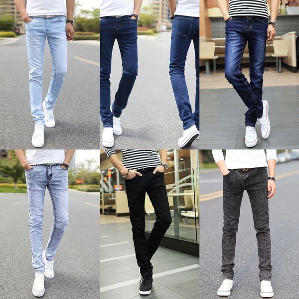 summer stretch men's and jeans trousers and jeans slim fit ankle stretch pants 2020 new korean style trendy casual men's pants xki, Blue
summer stretch men's and jeans trousers and jeans slim fit ankle stretch pants 2020 new korean style trendy casual men's pants xki, Blue