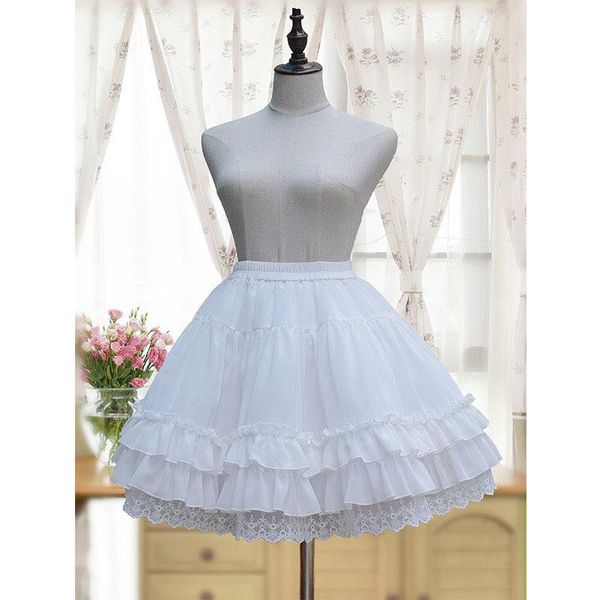 skirts women black & white lolita short lace petticoat 3 layer hoopless a-line organza underskirt for girls crinoline skirt
skirts women black & white lolita short lace petticoat 3 layer hoopless a-line organza underskirt for girls crinoline skirt