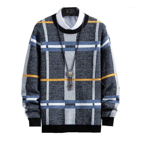 fashion men's sweaters spring autumn winter clothes 2021 casual knitted o-neck korea style casual standard pullovers1, Black;white
fashion men's sweaters spring autumn winter clothes 2021 casual knitted o-neck korea style casual standard pullovers1, Black;white