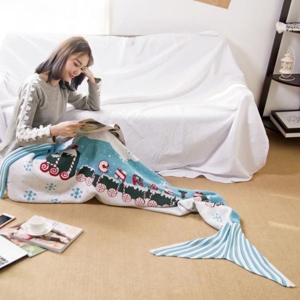 christmas santa mermaid tail blanket knitted caertoon blue super soft bed wrap mermaid blanket for children 180x85cm
christmas santa mermaid tail blanket knitted caertoon blue super soft bed wrap mermaid blanket for children 180x85cm