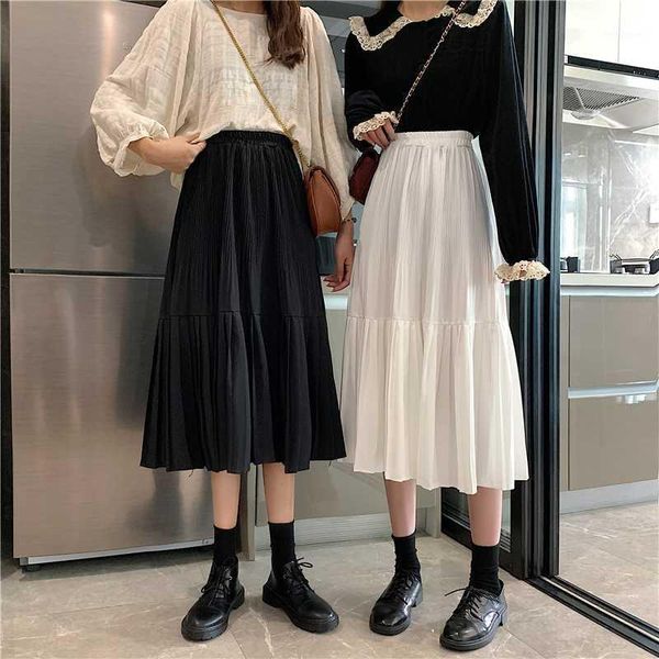 long skirt womens skirts clothing 2020 spring summer high waist elastic harajuku vintage streetwear ruffle asymmetrical chiffon1, Black
long skirt womens skirts clothing 2020 spring summer high waist elastic harajuku vintage streetwear ruffle asymmetrical chiffon1, Black
