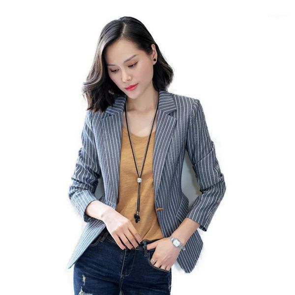 casual striped blazer women outerwear jackets coat ladies office uniform style female elegant formal office work wear clothes1, White;black
casual striped blazer women outerwear jackets coat ladies office uniform style female elegant formal office work wear clothes1, White;black