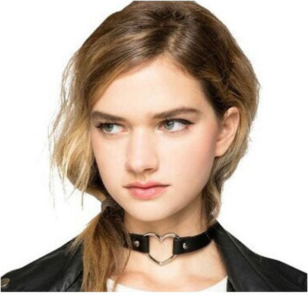 2020 punk ladies gothic leather anime choker necklace heart round spike rivet buckle collar necklaces & pendants colli qylaxs, White
2020 punk ladies gothic leather anime choker necklace heart round spike rivet buckle collar necklaces & pendants colli qylaxs, White