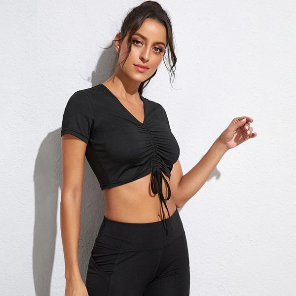 gym clothing women short-sleeved t-shirt navel bra underwear sports running fitness yoga workout crop short sleeve running1, White;black
gym clothing women short-sleeved t-shirt navel bra underwear sports running fitness yoga workout crop short sleeve running1, White;black