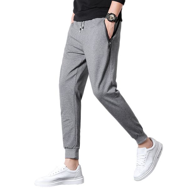 brand mens sweatpants joggers casual pants men full sportswear elastic pants zipper cotton fitness workout skinny trousers 20 lj201103, Black
brand mens sweatpants joggers casual pants men full sportswear elastic pants zipper cotton fitness workout skinny trousers 20 lj201103, Black