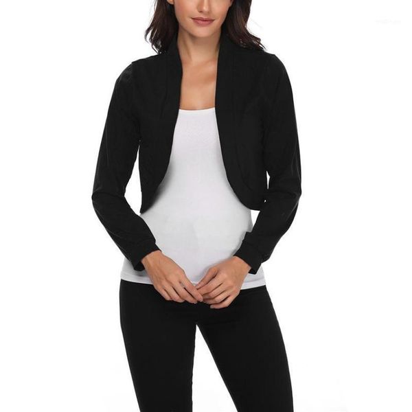 elegant women autumn casual long sleeve open front crop female shrug open stitch jacket office lady wear1, Black;brown
elegant women autumn casual long sleeve open front crop female shrug open stitch jacket office lady wear1, Black;brown