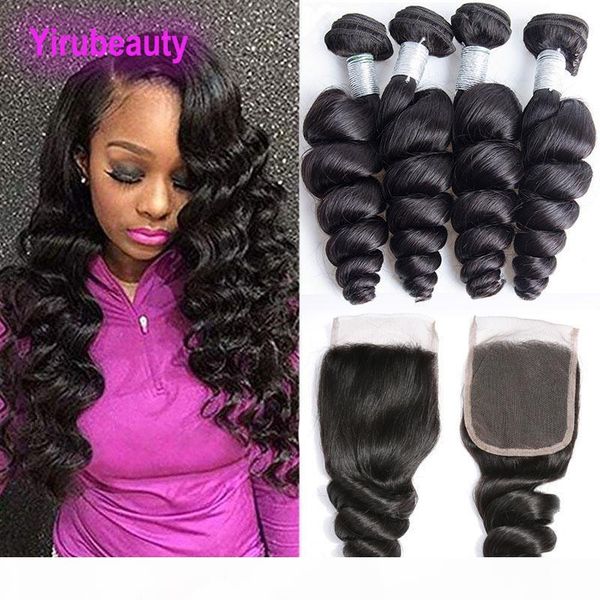 brazilian human hair 4 bundles with 4x4 lace closure middle three part loose wave bundles with closure 5 pieces lot loose wave curly, Black;brown
brazilian human hair 4 bundles with 4x4 lace closure middle three part loose wave bundles with closure 5 pieces lot loose wave curly, Black;brown