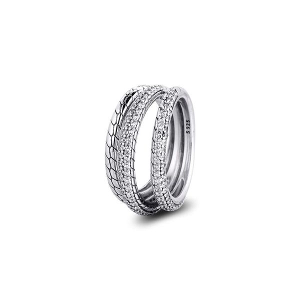 2020 new 100% 925 sterling silver ring triple band pave snake chain pattern 925 silver rings for woman jewelry gift, Golden;silver
2020 new 100% 925 sterling silver ring triple band pave snake chain pattern 925 silver rings for woman jewelry gift, Golden;silver