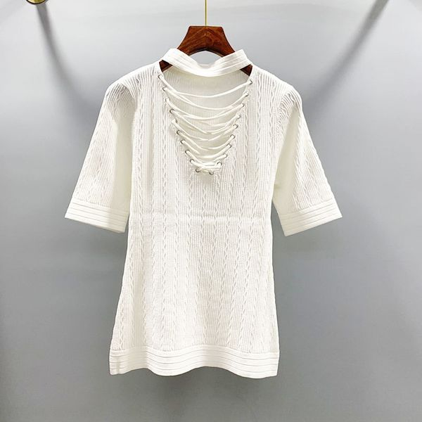 new bottoming omen's hollow cross bandage decorative short pulloversleeve slim ladiesshirt new bottoming omen's hollow cross ba, White
new bottoming omen's hollow cross bandage decorative short pulloversleeve slim ladiesshirt new bottoming omen's hollow cross ba, White