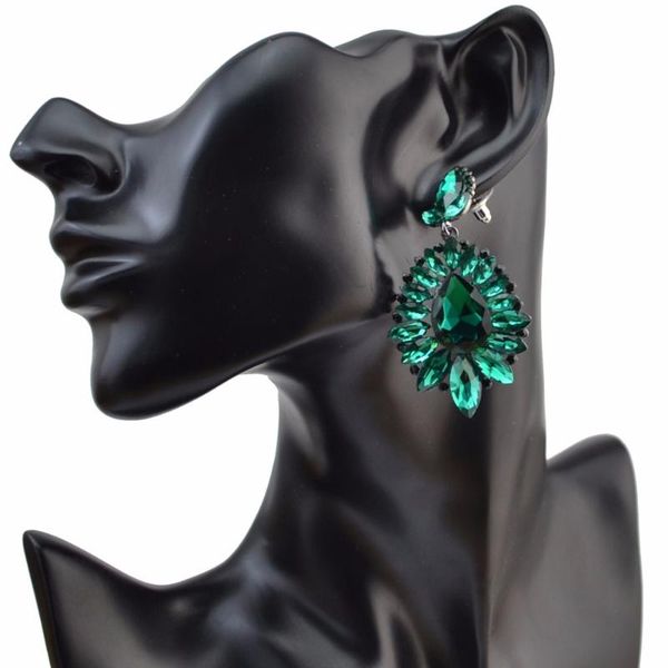 statement leaf flower rhinestone long drop earrings high-quality fashion party jewelry accessories for women bridal wedding, Silver
statement leaf flower rhinestone long drop earrings high-quality fashion party jewelry accessories for women bridal wedding, Silver