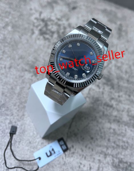 u1 factory mens watch 41mm 126334 126333 126234 blue dial asian 2813 movement automatic machinery men's sport watches, Slivery;brown
u1 factory mens watch 41mm 126334 126333 126234 blue dial asian 2813 movement automatic machinery men's sport watches, Slivery;brown