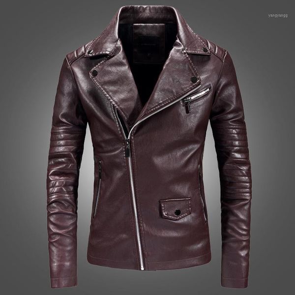 2020 new men's leather coat lapels youth pu leather motorcycle jacket1, Black
2020 new men's leather coat lapels youth pu leather motorcycle jacket1, Black